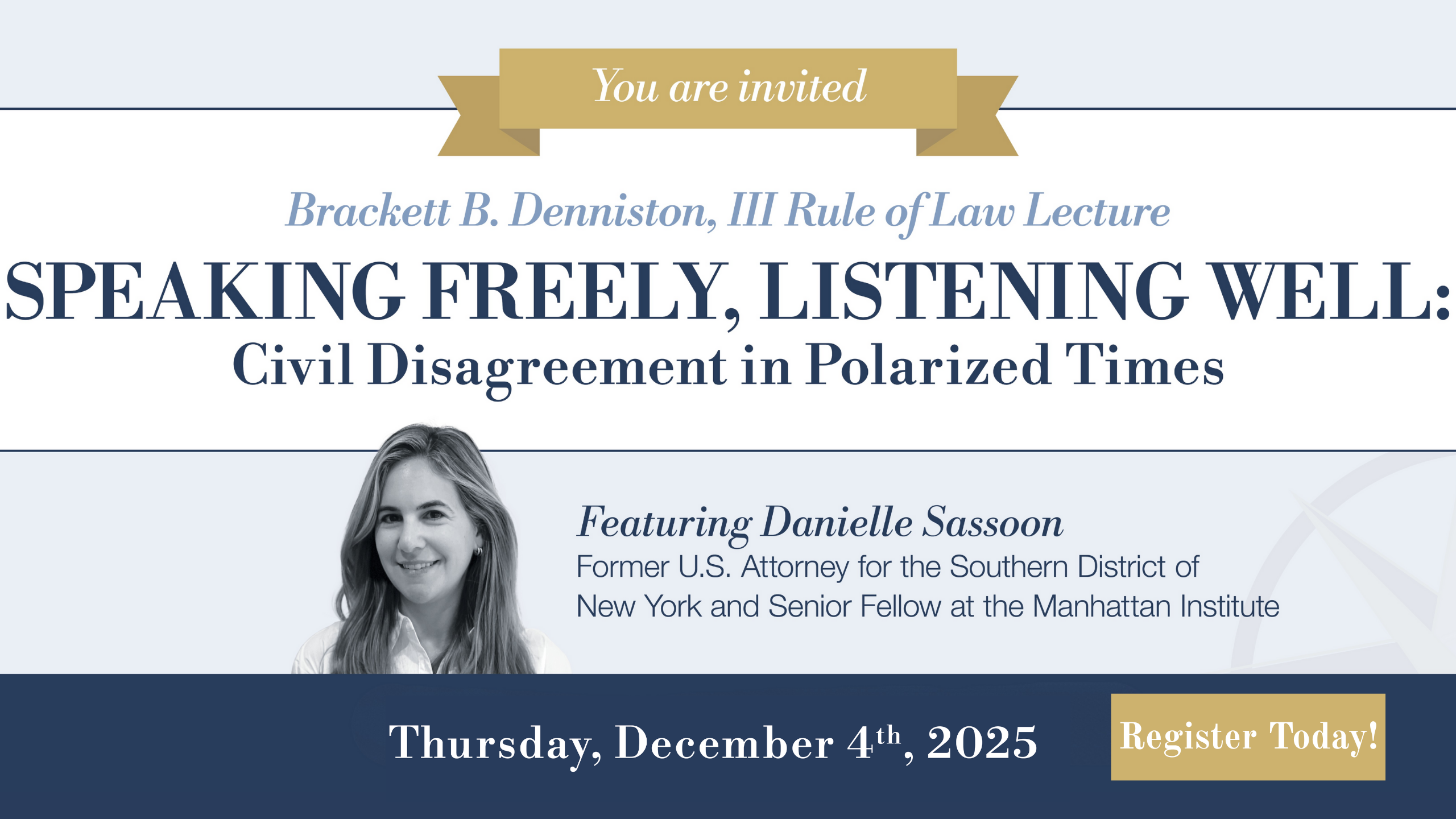 2025 Denniston Rule of Law Lecture