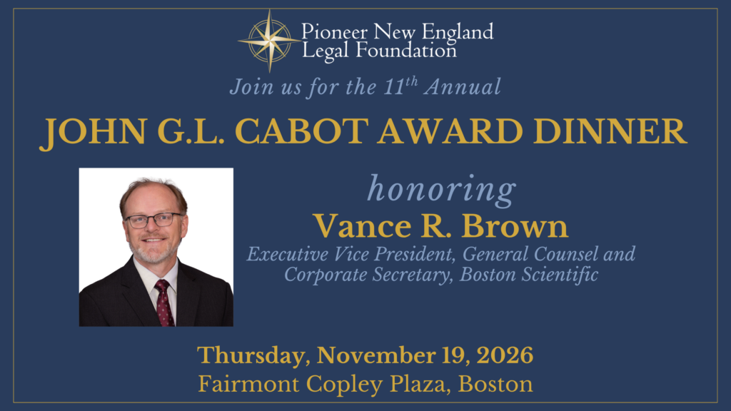 John G.L. Cabot Award Dinner