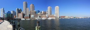 Boston Harbor panorama