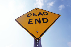 Dead End street sign
