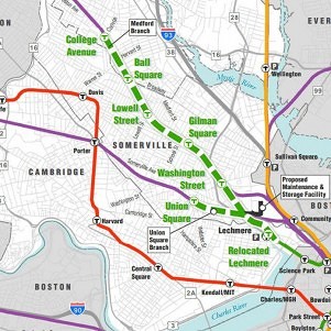 green line extension map Update On The State Of The Green Line Extension Pioneer Institute
