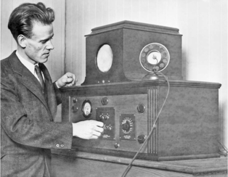 Philo Farnsworth, All-Electronic Television, San Francisco, CA, 1927 ...